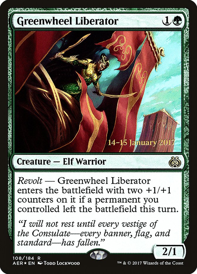 Libérateur de Roueverte [Prerelease Promos d'Aether Revolt]