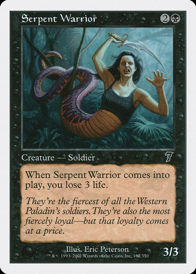 Guerrier Serpent [Septième édition]