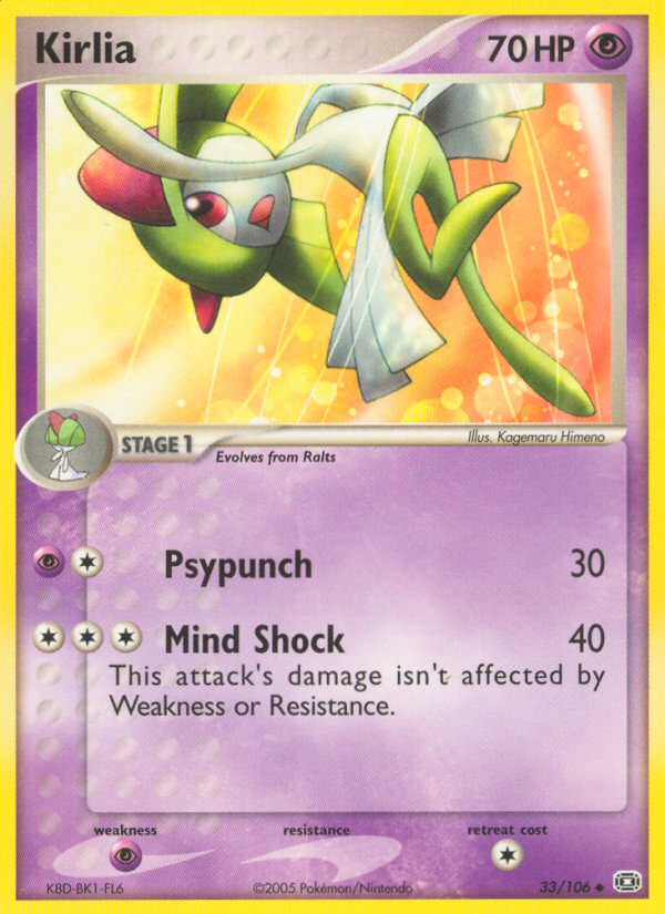 Kirlia (33/106) [EX: Émeraude]