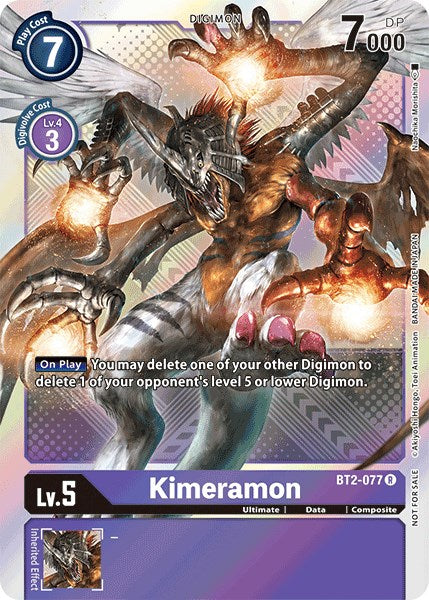 Kimeramon [BT2-077] (Paquete de Torneo Oficial Vol.4) [Promociones de Sobres de Lanzamiento Especial]
