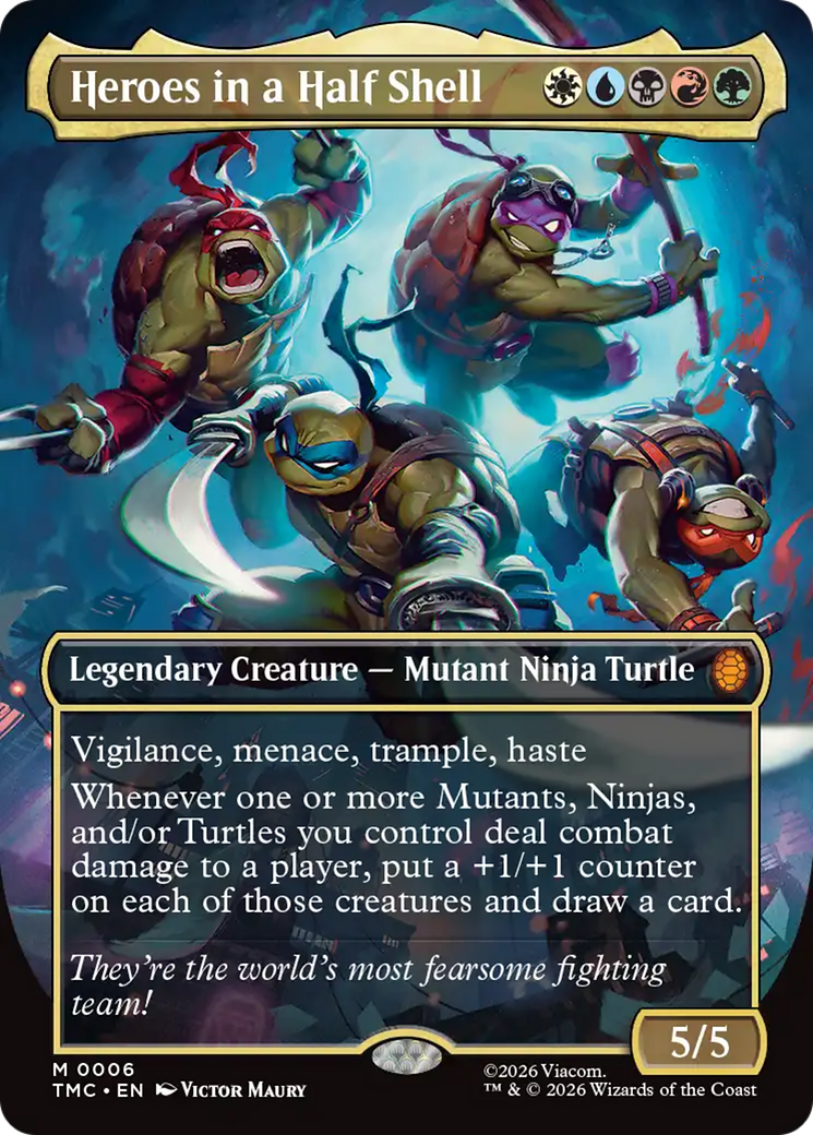 Héroes de medio caparazón (sin bordes) [Comandante de las Tortugas Ninja]