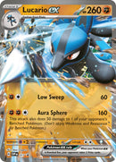 Lucario ex (017) [Escarlata y Púrpura: Promociones de Estrella Negra]