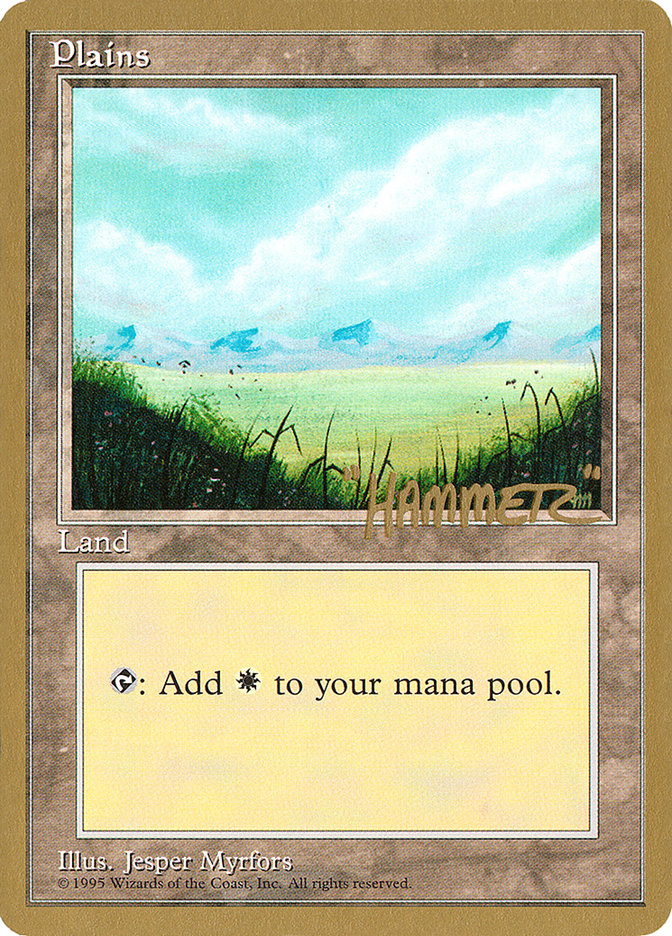 Llanuras (shr366) (Shawn "Hammer" Regnier) [Pro Tour Collector Set]