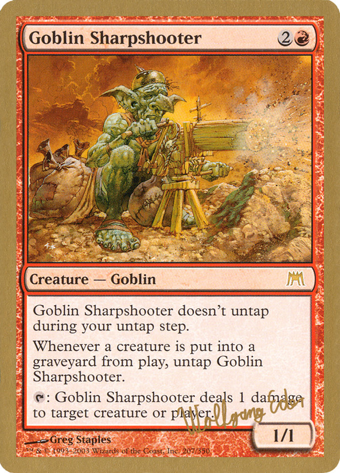 Gobelin franc-tireur (Wolfgang Eder) [Decks des Championnats du Monde 2003]