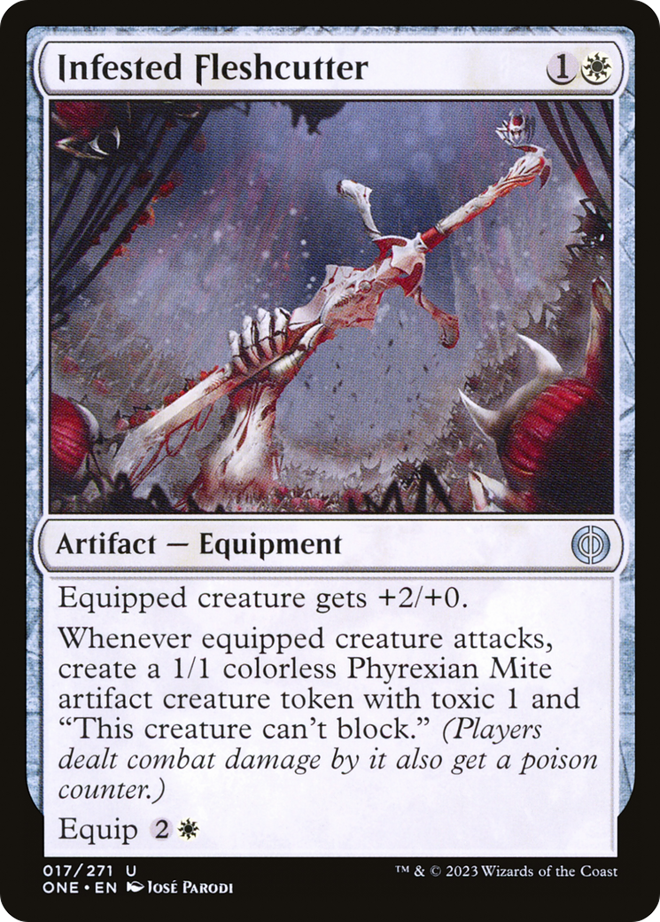 Découpeur de chair infesté [Phyrexia : Tout sera Un]