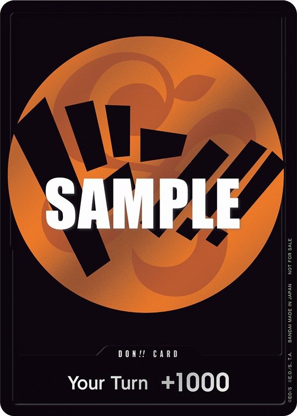 ¡¡DON!! Carta (Naranja) [Cartas promocionales de One Piece]