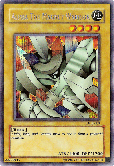 Guerrier Magnétique Alpha [DOR-001] Secret Rare