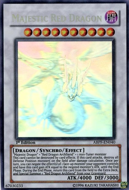 Dragon Rouge Majestueux [ABPF-EN040] Ghost Rare