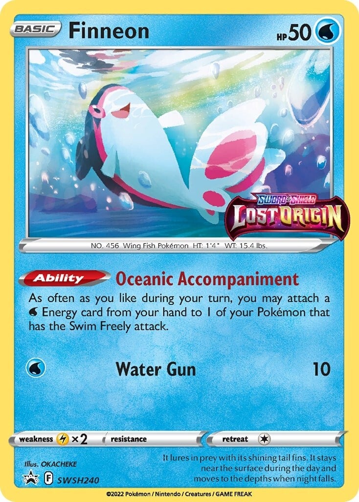 Finneon (SWSH240) [Espada y Escudo: Promos de Estrella Negra]