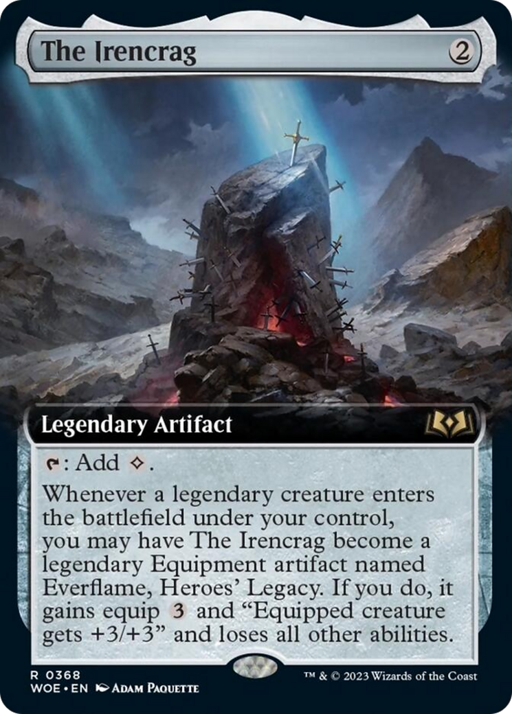 L'Irencrag (Illustration étendue) [Les friches d'Eldraine]