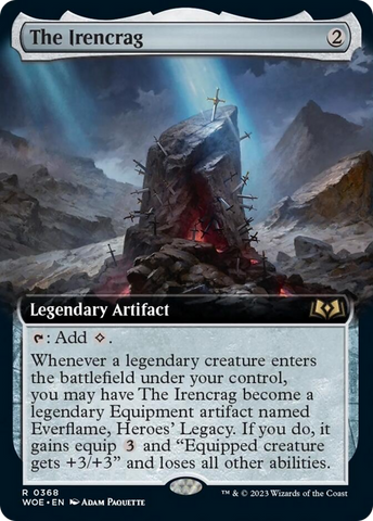 L'Irencrag (Illustration étendue) [Les friches d'Eldraine]