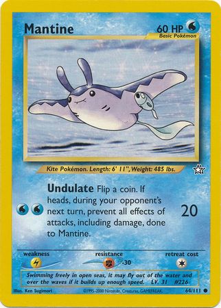 Mantine (64/111) [Néo Genesis Illimitée]