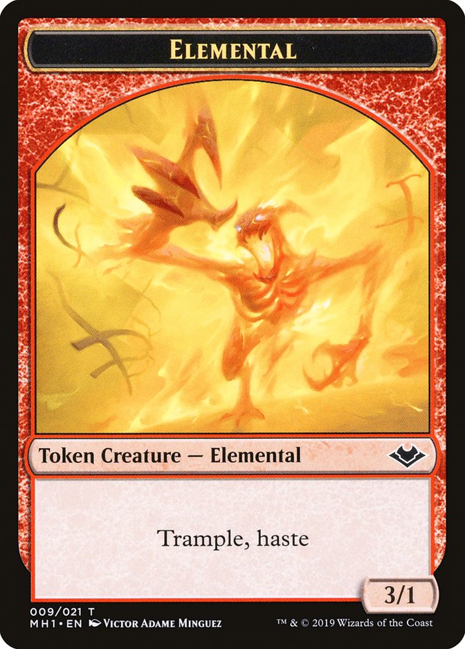 Ilusión (005) // Elemental (009) Ficha de dos caras [Modern Horizons Tokens]