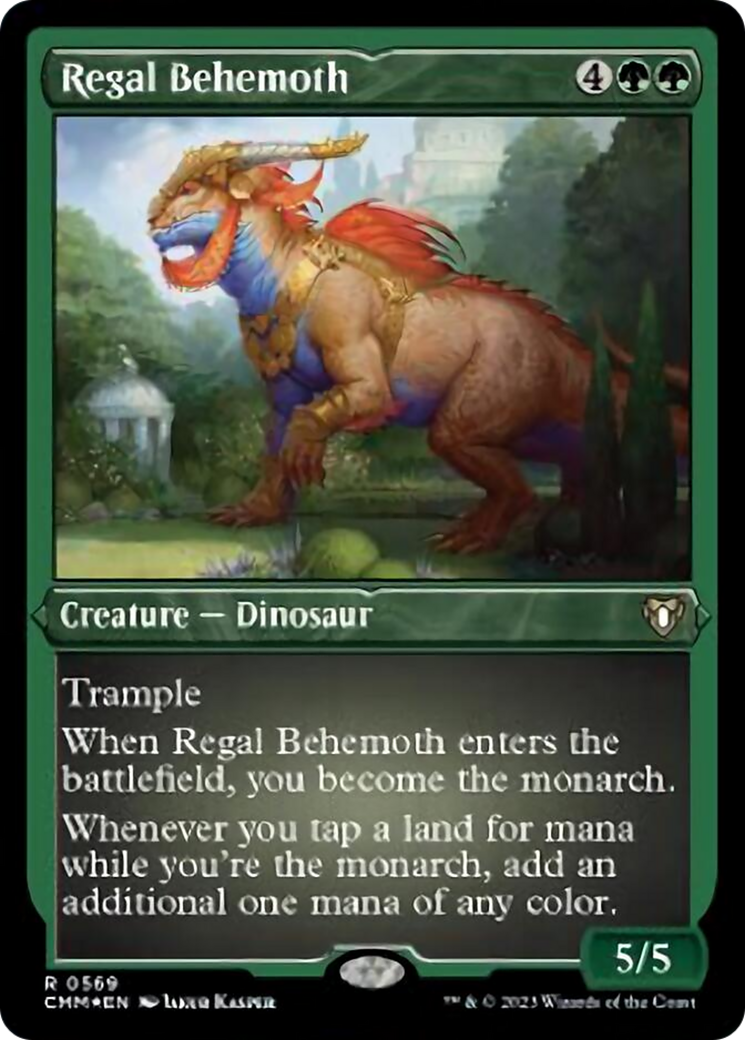 Béhémoth royal (gravé à l'acide) [Commander Masters]