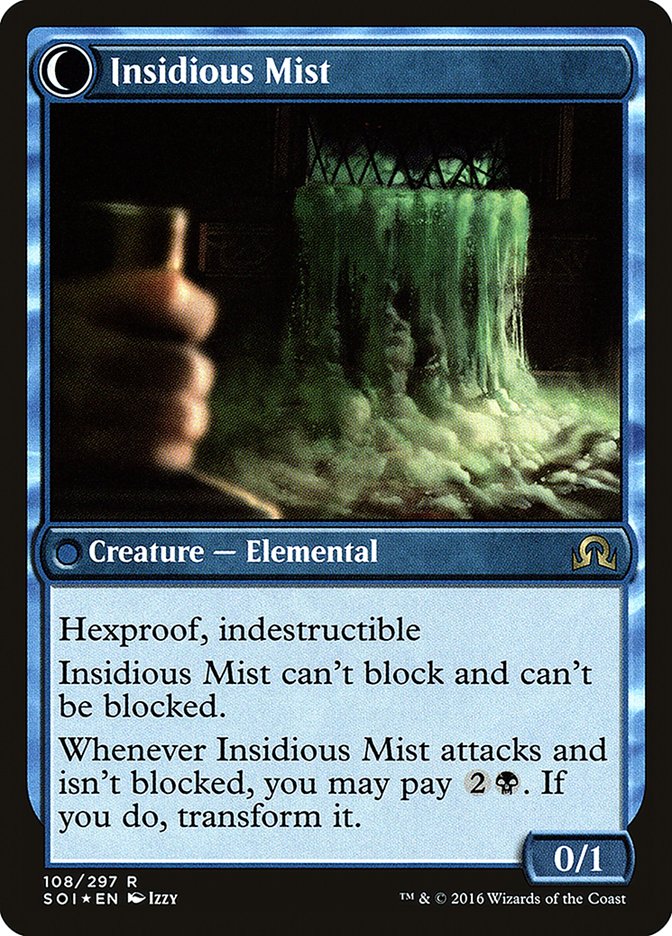 Tourmenteur insaisissable // Brume insidieuse [Promos Avant-première Ombres sur Innistrad]