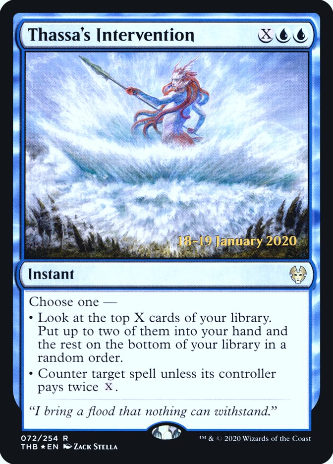 Intervention de Thassa [Prerelease Promos Theros par-delà la mort]