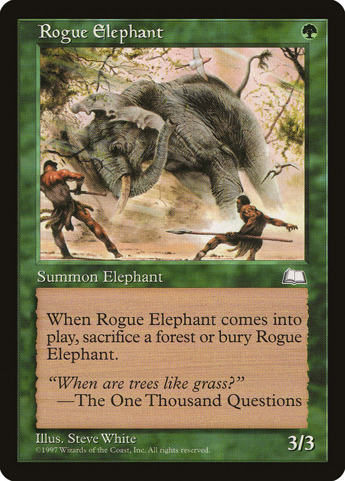 Éléphant rebelle [Météore]