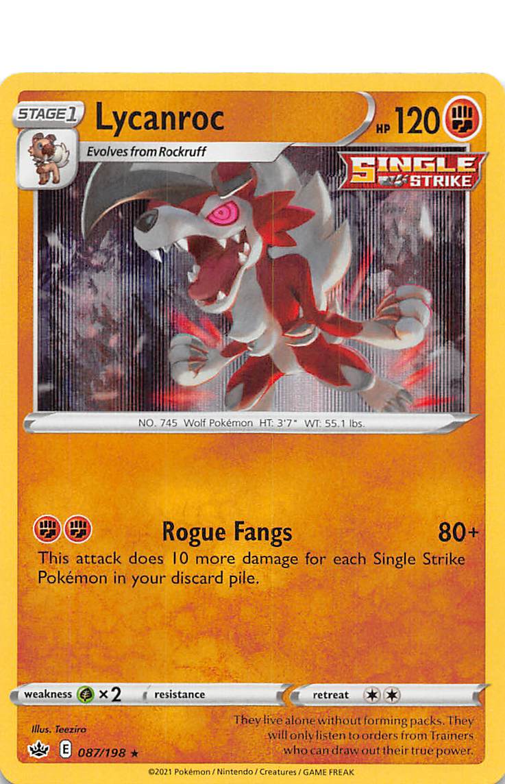 Lycanroc (087/198) [Espada y Escudo: Reinado Gélido]