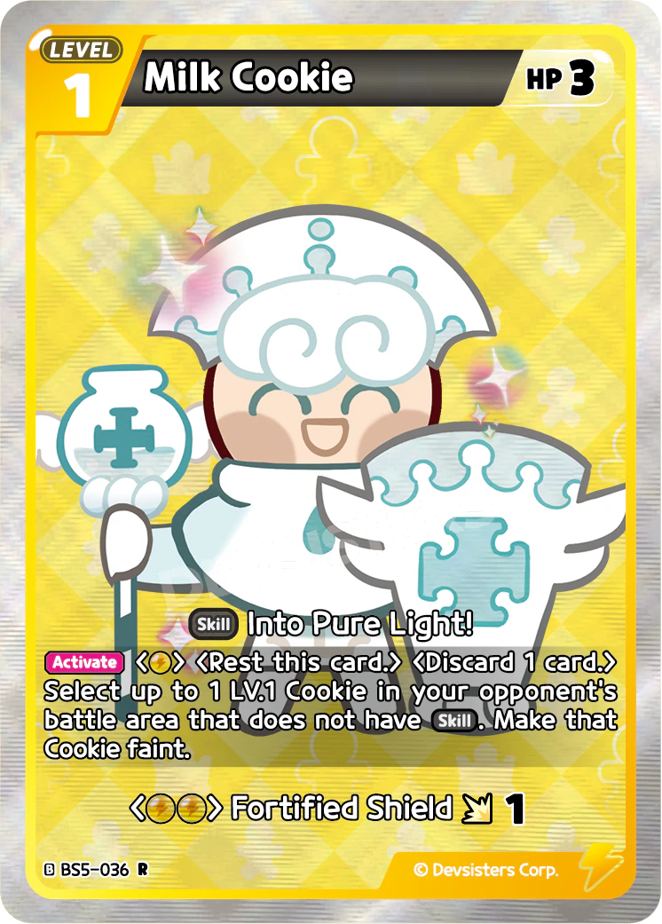 Image for Milk Cookie (BS5-036) (BS5) - CookieRun: Braverse TCG