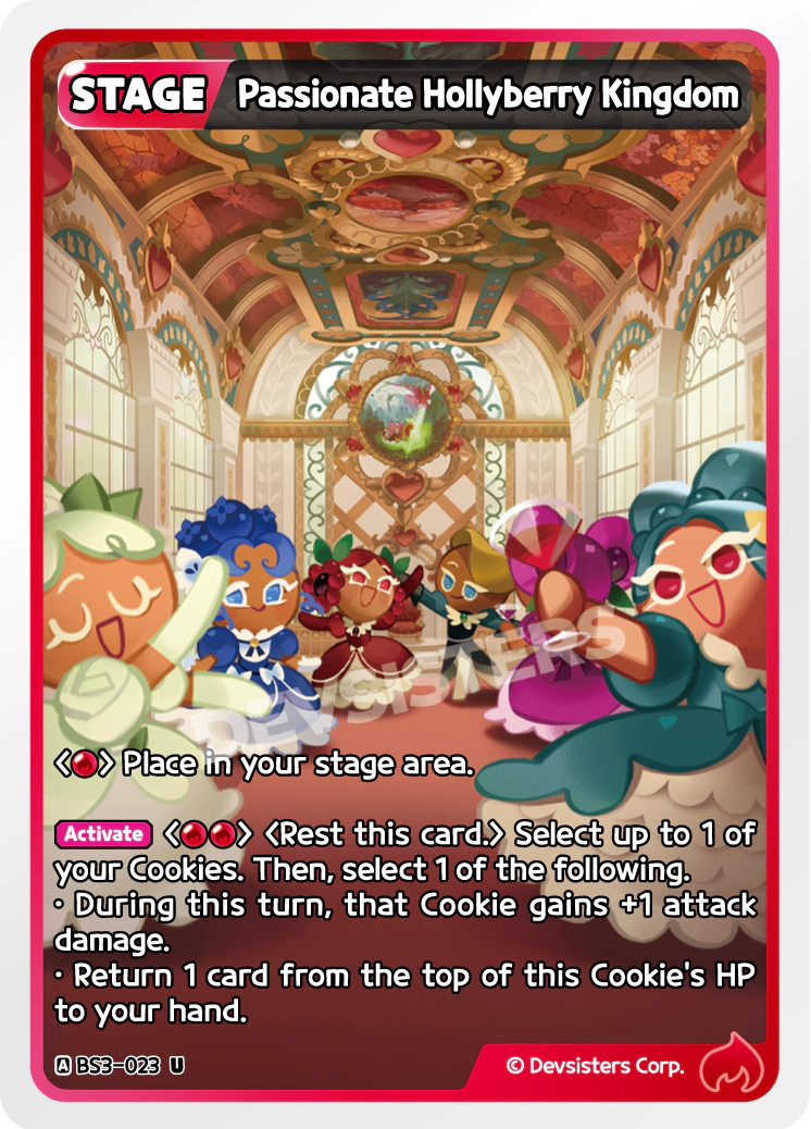 Image for Passionate Hollyberry Kingdom (BS3-023) (BS3) - CookieRun: Braverse TCG