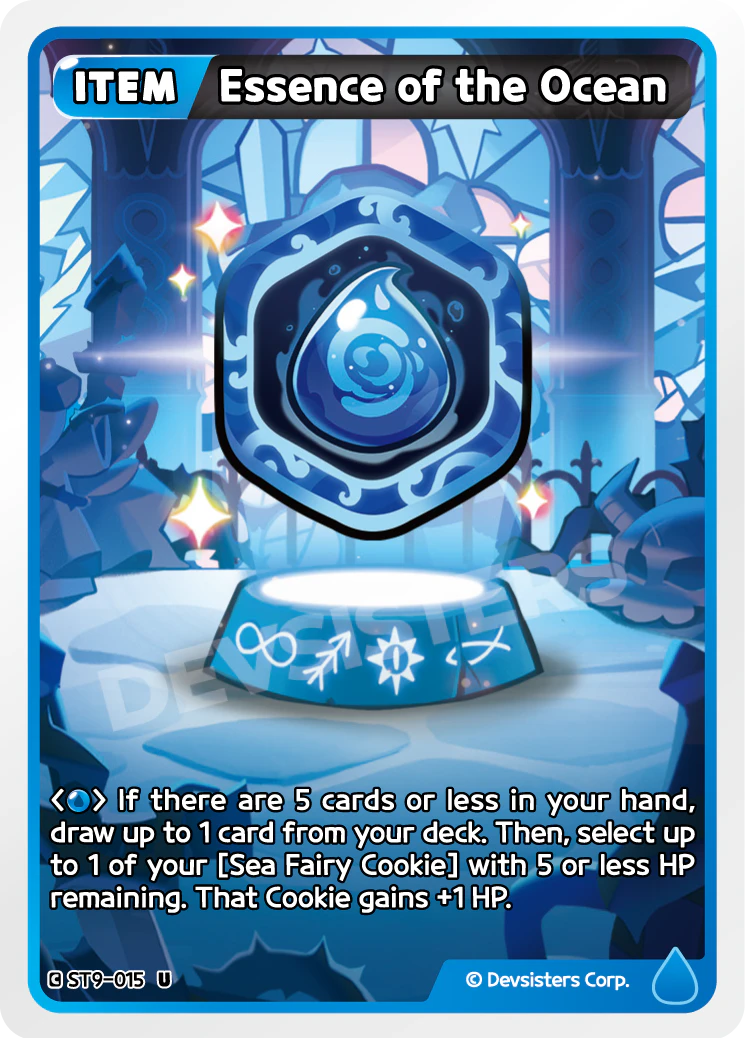 Image for Essence of the Ocean (ST9-015) (ST9) - CookieRun: Braverse TCG
