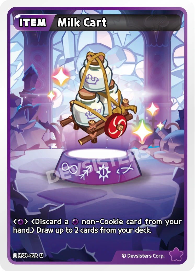 Image for Milk Cart (BS8-122) (BS8) - CookieRun: Braverse TCG