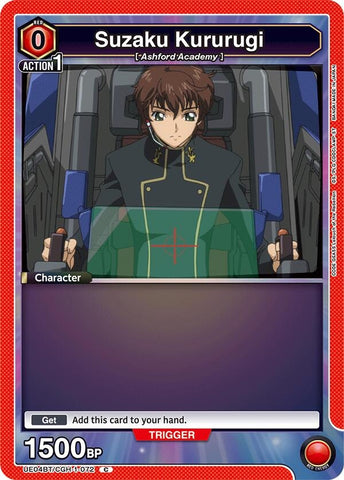 Image for Suzaku Kururugi (072) (Box Topper Foil) (UE04BT/CGH-1-072) (UE04BT) - Union Arena