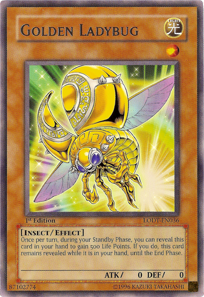 Coccinelle Dorée [LODT-FR036] Rare