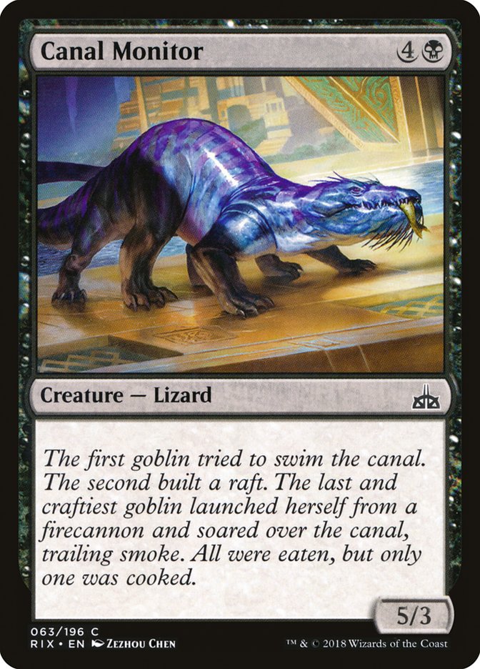 Moniteur du Canal [Rivals of Ixalan]