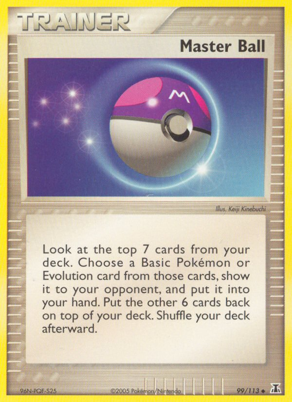 Master Ball (99/113) [EX: Espèce Delta]