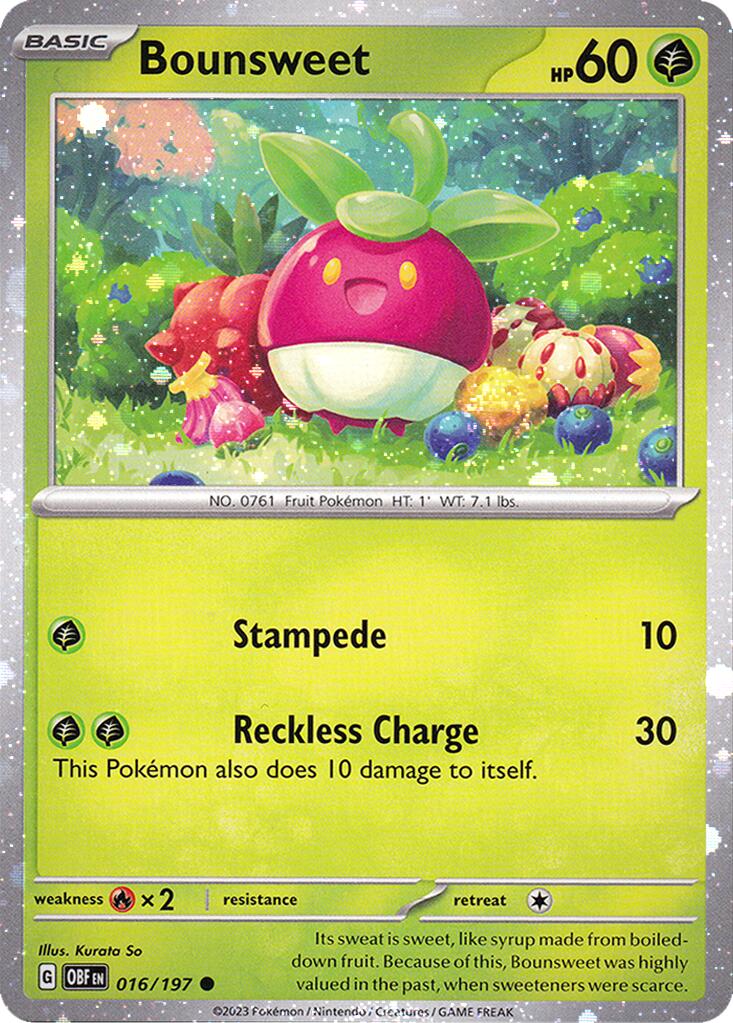 Bounsweet (016/197) (Holo Cosmos) [Cartes diverses]