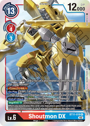 Shoutmon DX [BT11-018] [Fase Dimensional]