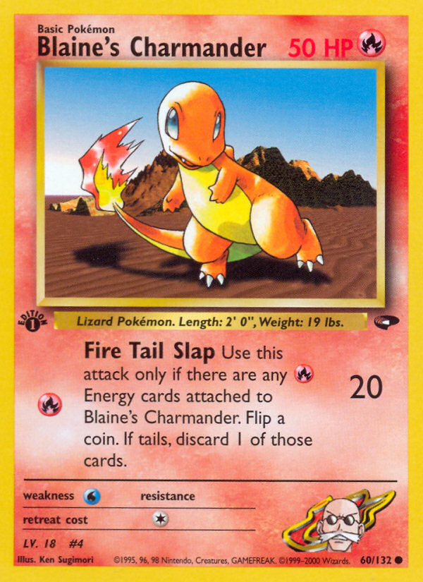 Charmander de Blaine (60/132) [Desafío de Gimnasio 1ª Edición]