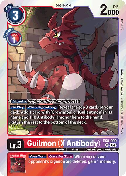 Guilmon (X Antibody) [EX8-009] [Chaîne de la Libération]