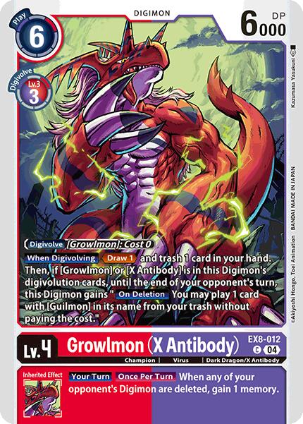Growlmon (X Antibody) [EX8-012] [Chaîne de libération]