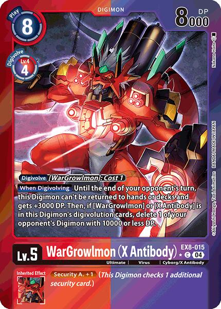 WarGrowlmon [EX8-015] (X-Antibody) (Foil Limitée) [Chaîne de Libération]