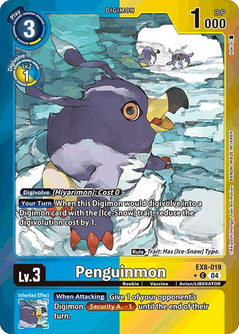 Penguinmon [EX8-019] (Holográfica Limitada) [Cadena de Liberación]