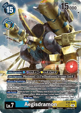 Aegisdramon [EX8-029] (Arte Alternativo) [Cadena de Liberación]