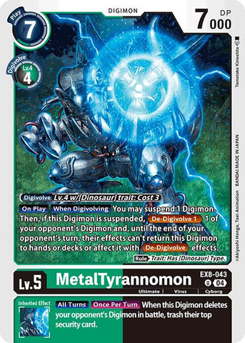 MetalTyrannomon [EX8-043] [Chaîne de libération]