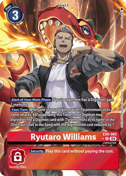 Ryutaro Williams [EX8-065] (Illustration alternative) [Chaîne de libération]