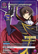 Image for Lelouch Lamperouge (Release Event Winner) (UEPR/CGH-1-016) (UE04BT_RE) - Union Arena