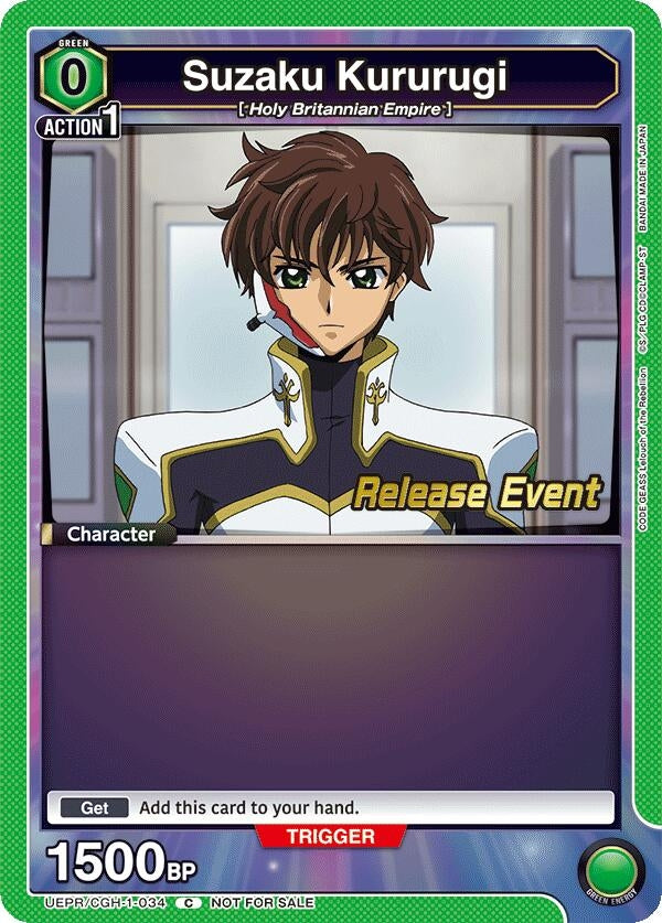 Image for Suzaku Kururugi (034) (UEPR/CGH-1-034) (UE04BT_RE) - Union Arena