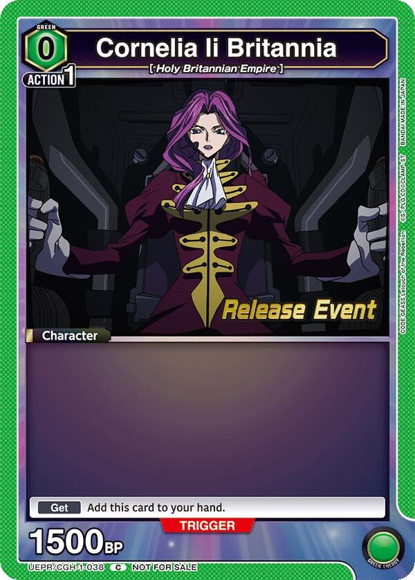Image for Cornelia li Britannia (038) (UEPR/CGH-1-038) (UE04BT_RE) - Union Arena