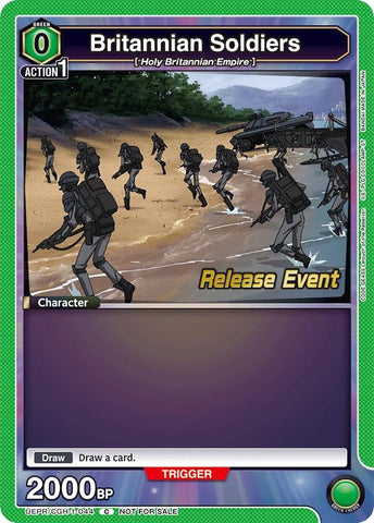 Image for Britannian Soldiers (UEPR/CGH-1-044) (UE04BT_RE) - Union Arena