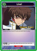 Image for Live! (UEPR/CGH-1-062) (UE04BT_RE) - Union Arena
