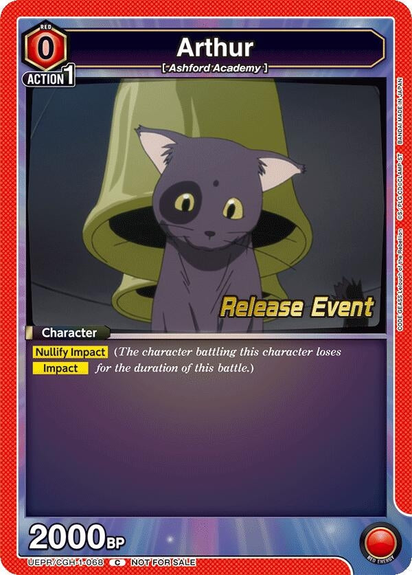 Image for Arthur (UEPR/CGH-1-068) (UE04BT_RE) - Union Arena