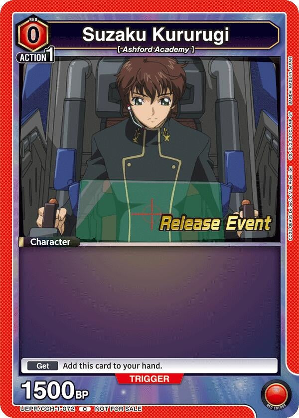 Image for Suzaku Kururugi (072) (UEPR/CGH-1-072) (UE04BT_RE) - Union Arena