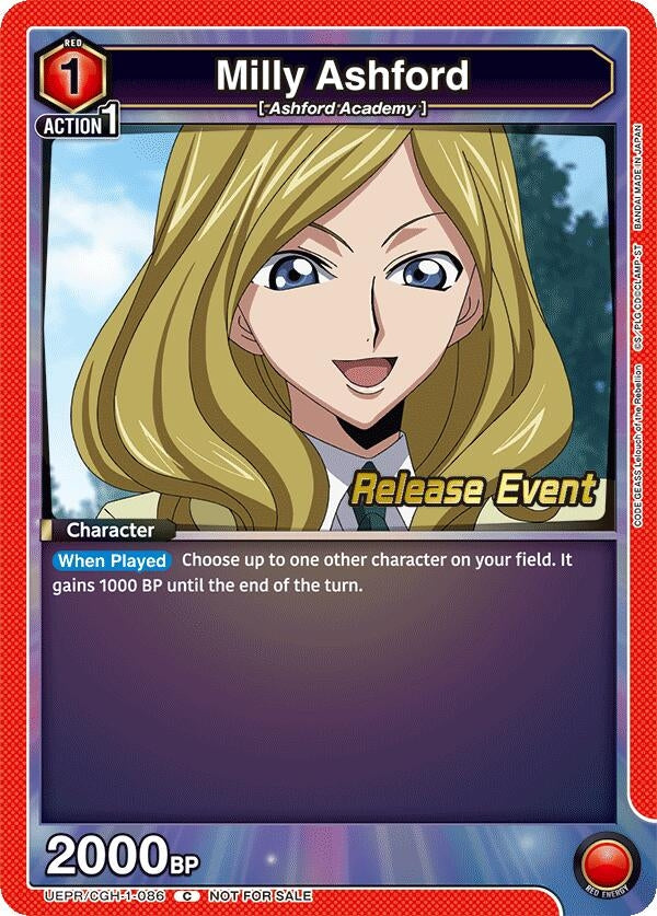 Image for Milly Ashford (086) (UEPR/CGH-1-086) (UE04BT_RE) - Union Arena