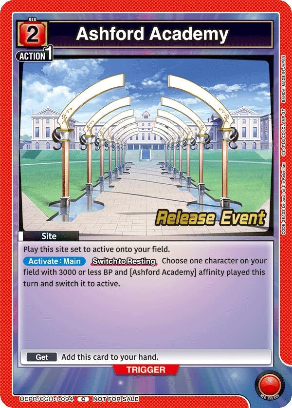 Image for Ashford Academy (UEPR/CGH-1-094) (UE04BT_RE) - Union Arena