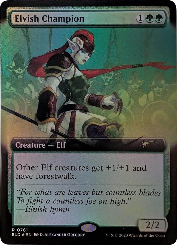 Champion Elfe (Illustration étendue) [Série limitée Secret Lair]
